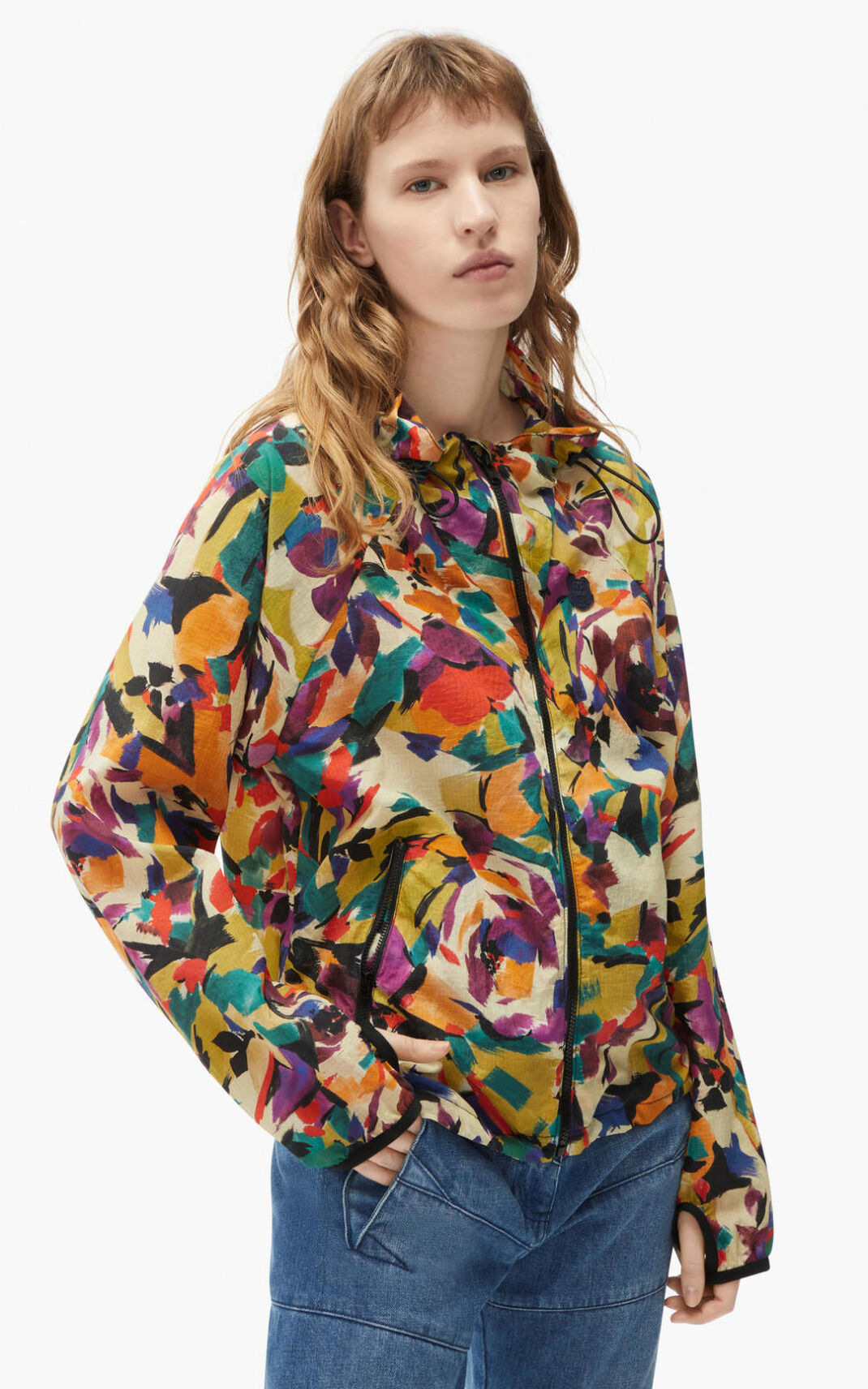 Kenzo Archive Floral Vindjacka Dam | 03485-TWUC